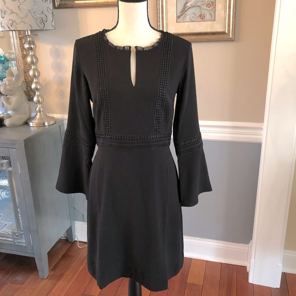 Ann Taylor NWT black A-line dress.